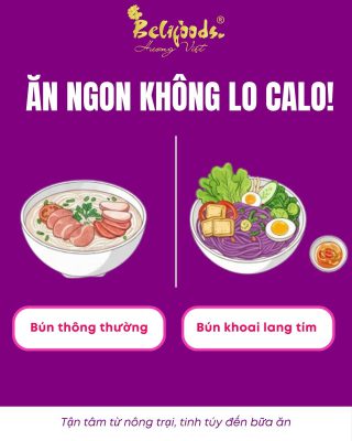 Ăn bún Belifoods no lâu mà không lo calo