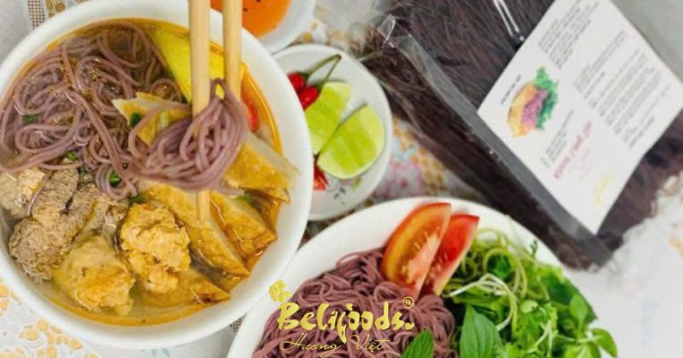So sánh Bún Tím vs Bún Trắng: Dinh dưỡng và hương vị – Bún Khoai Lang Tím Belifoods